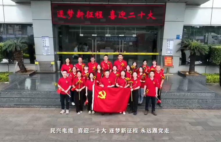 民興電纜喜迎二十大，奮進(jìn)新征程！