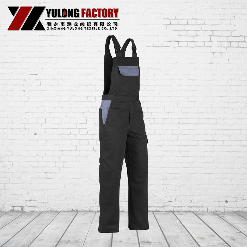 耐磨防護(hù)工裝工廠車間勞保服背帶褲