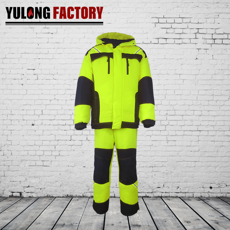 高能見度防水防風(fēng)阻燃冬季防護(hù)工作服