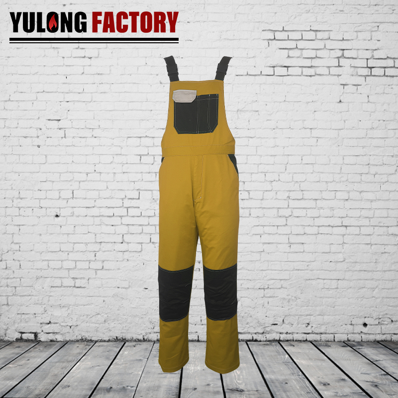 EN11611芳綸IIIA阻燃防電弧防靜電背帶褲