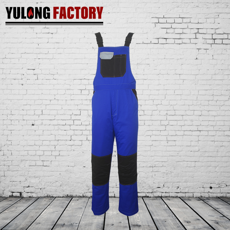 EN11611腈綸棉阻燃防電弧防靜電背帶褲